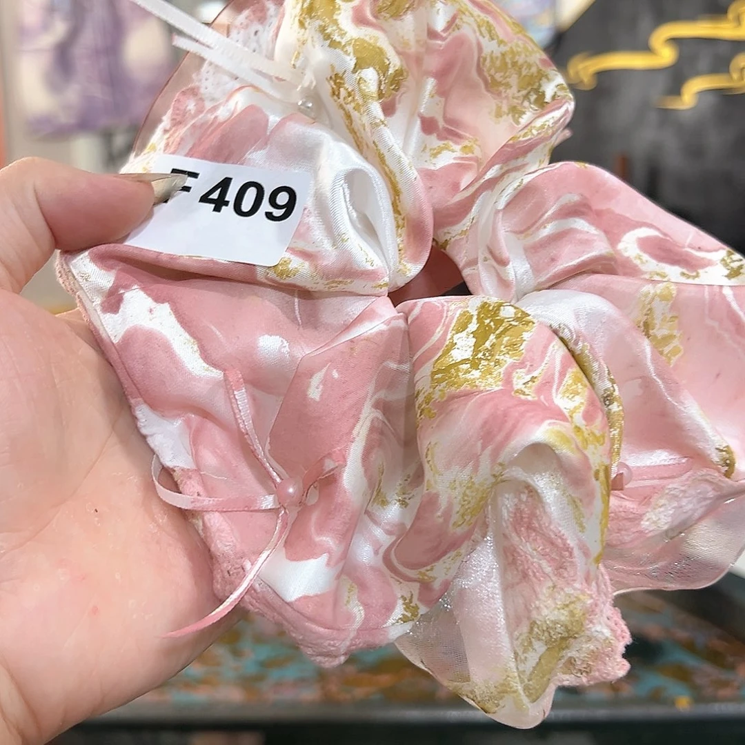 小****)409大蕾丝发圈手作
