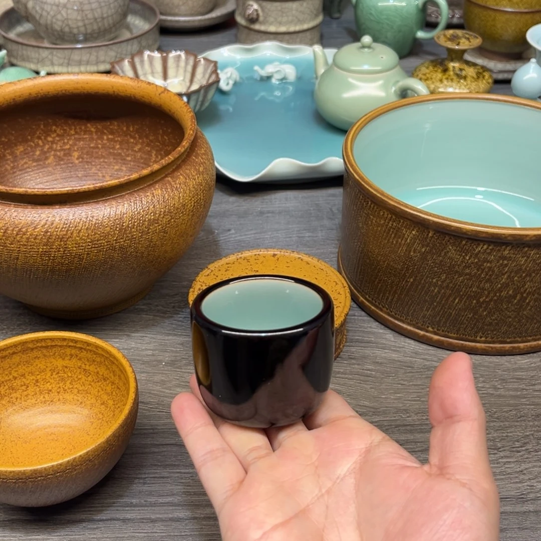 黄灿 墨玉 扳指杯