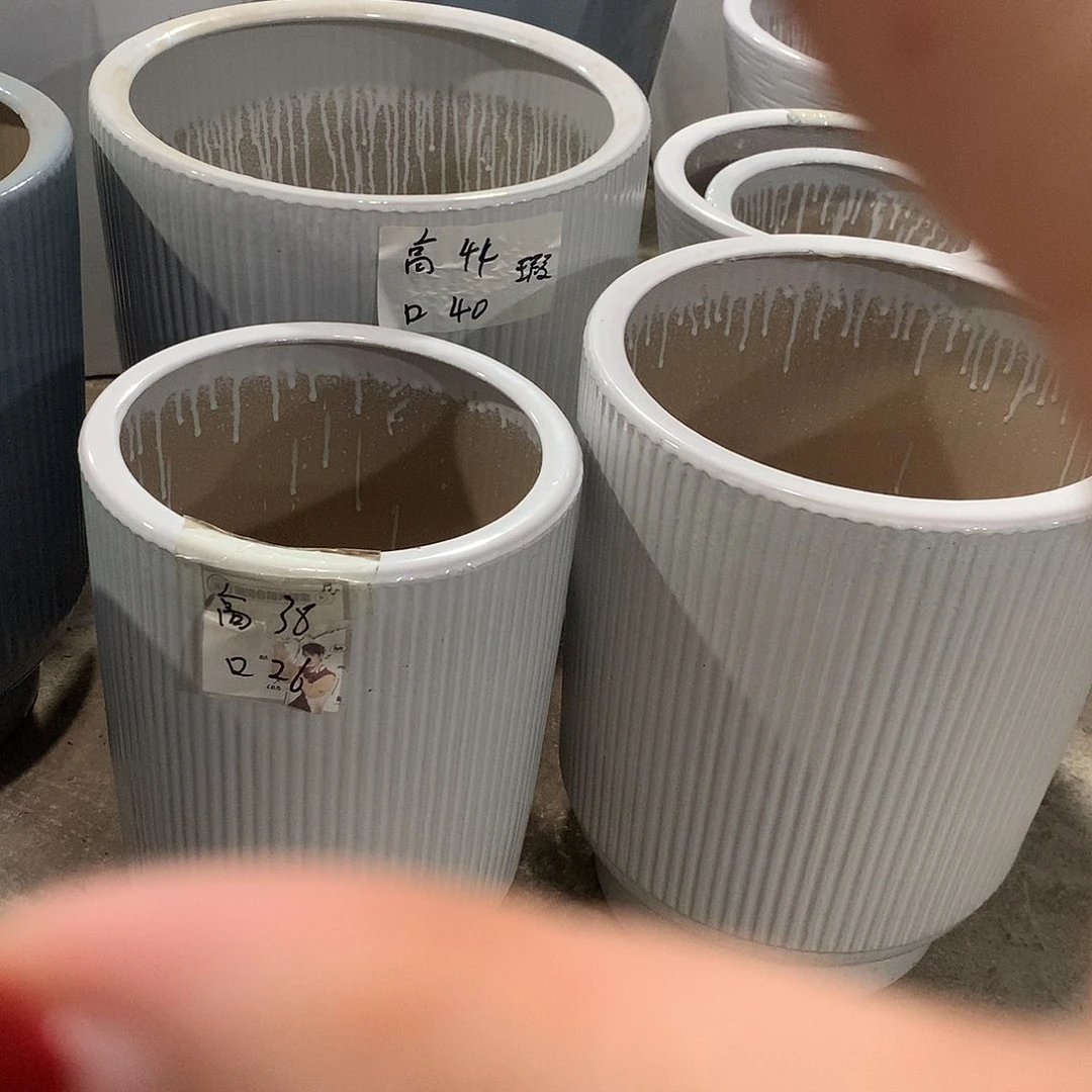 高温陶瓷花盆微瑕