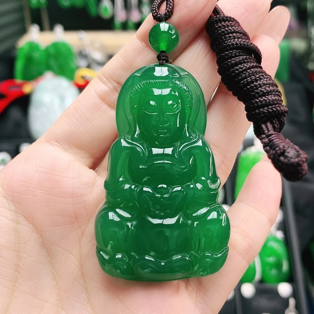 玛瑙/玉髓未镶嵌吊坠