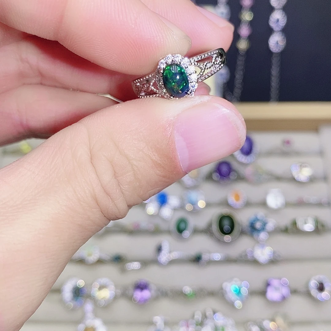 未镶嵌欧泊戒指599