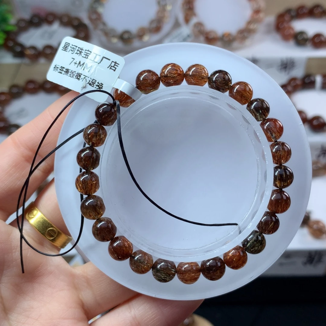 手串水晶未镶嵌黑金超七多样性发其一