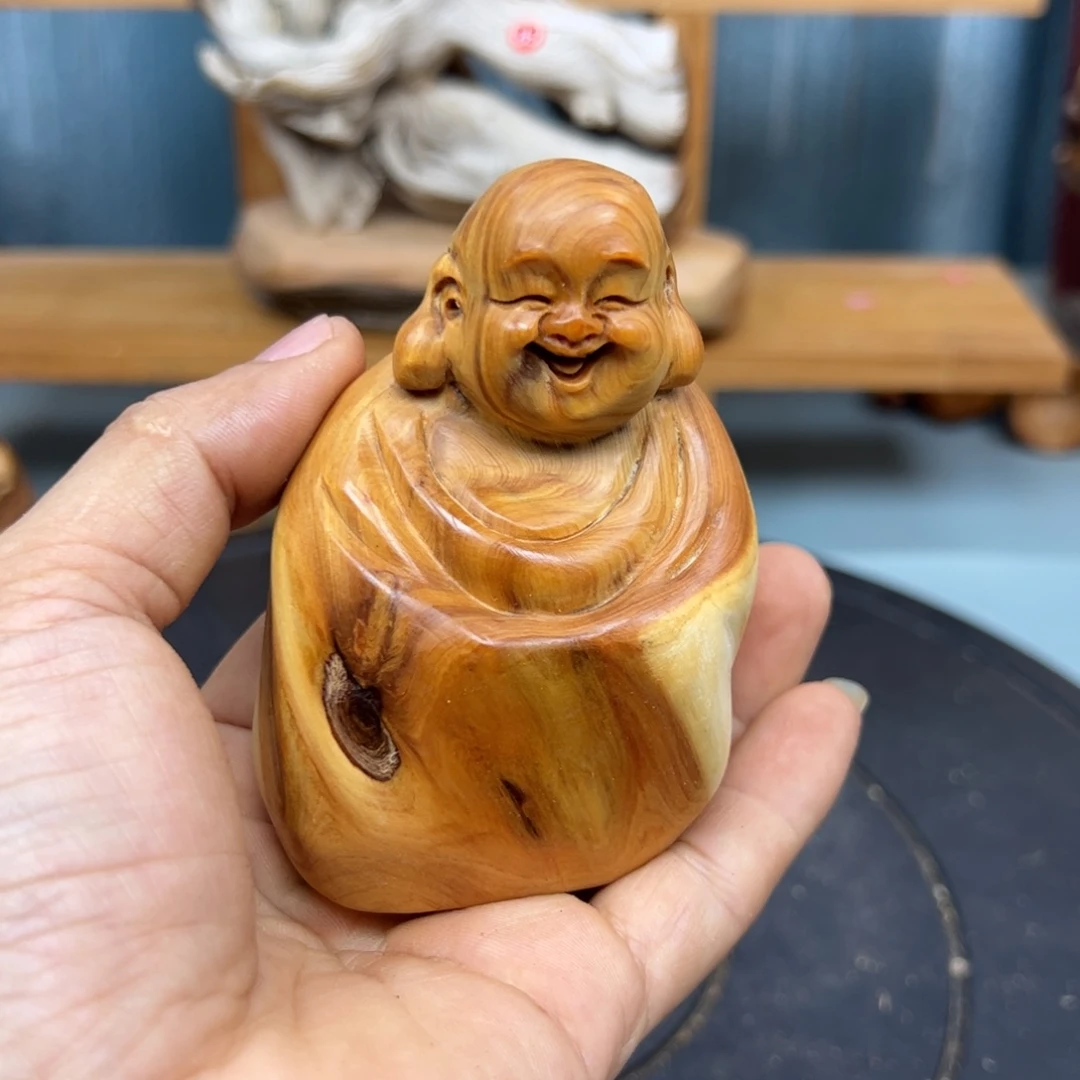 木用****9崖柏木摆件手把件