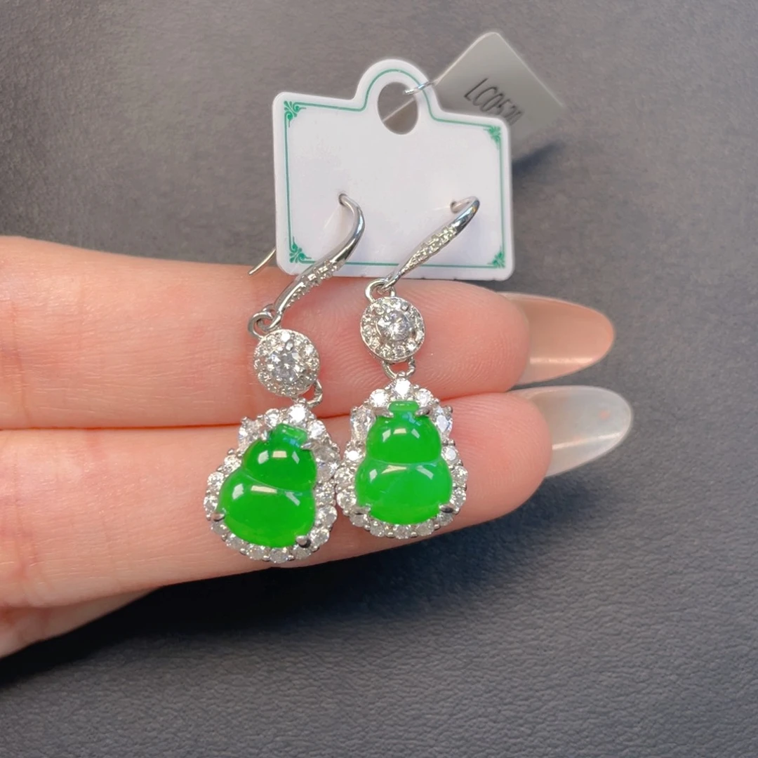 【闪购商品】吊坠(不含链)银S925镶嵌翡翠