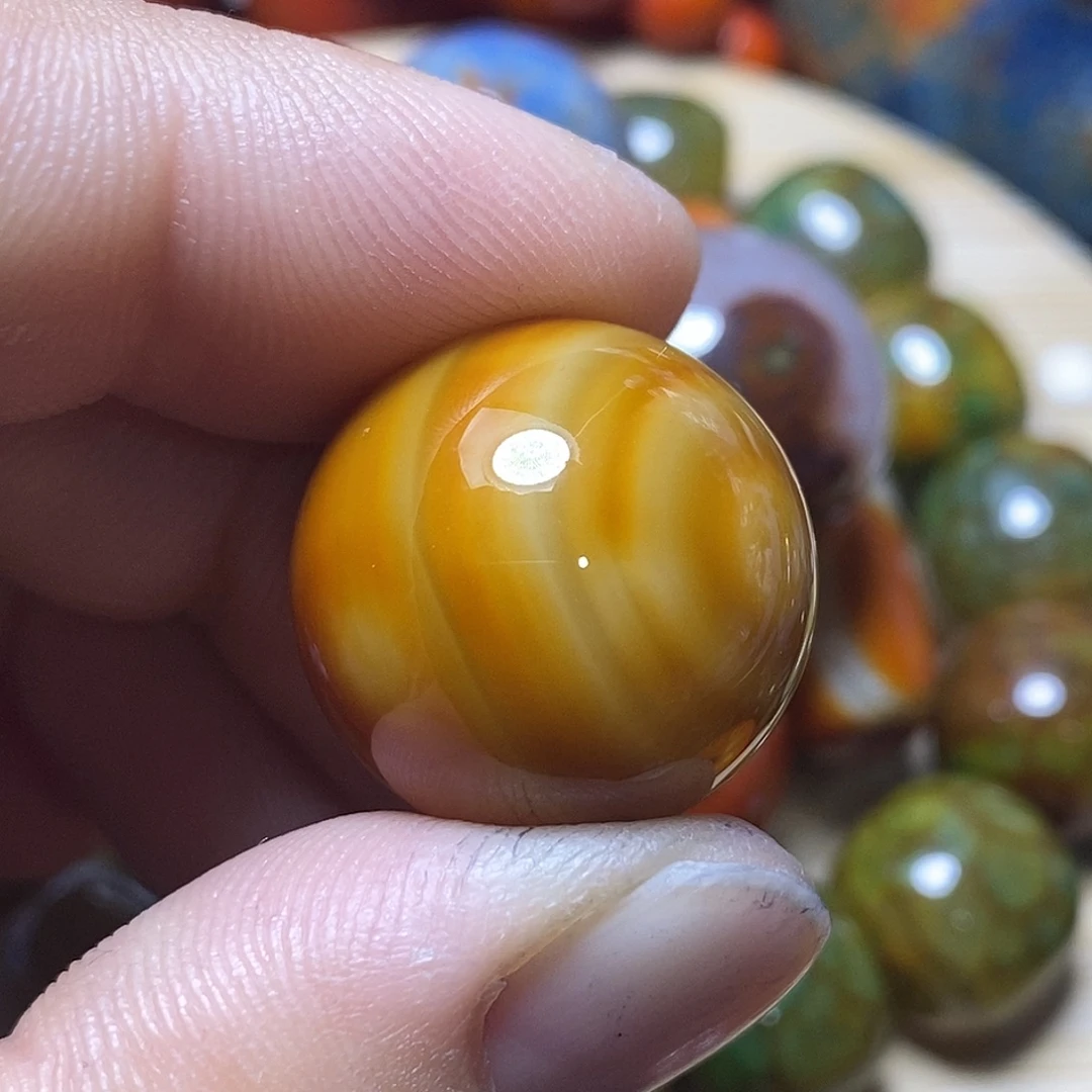 骑***江玛瑙/玉髓未镶嵌颈饰