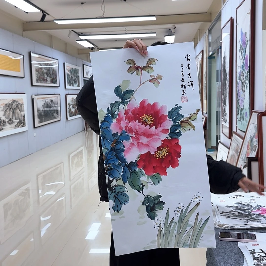 国画国画作品多次