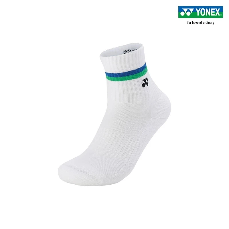 YONEX/尤尼克斯羽毛球运动袜中筒加厚透气男女袜子网球袜145134