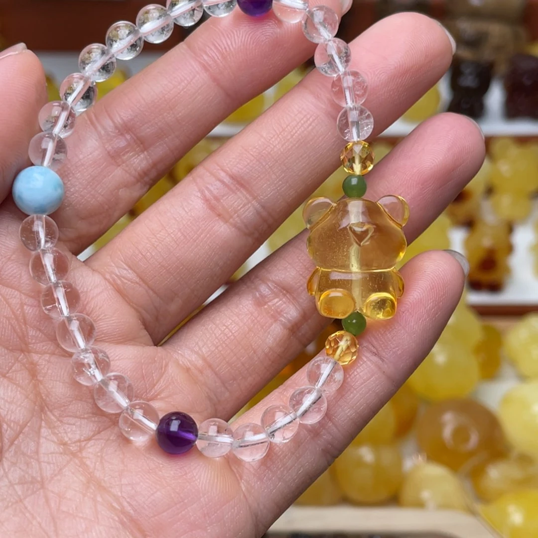 琥珀吊坠(赠链)未镶嵌