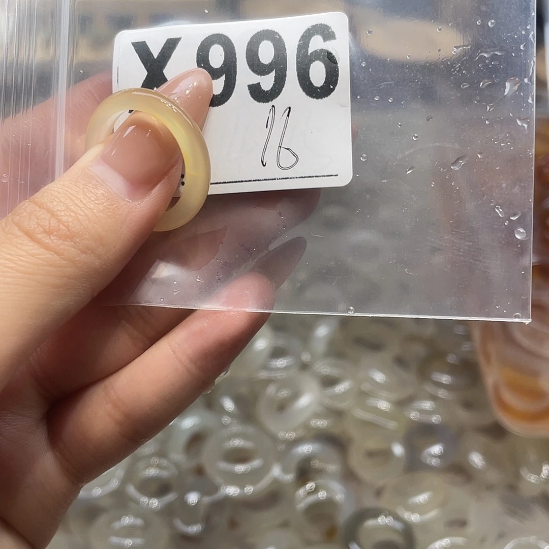 玛瑙/玉髓未镶嵌戒指996