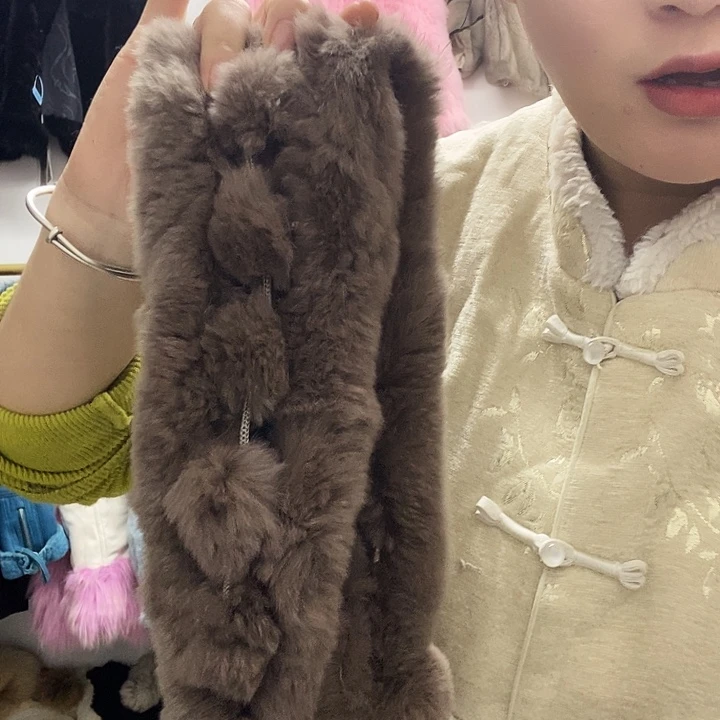 三醋酯纤维围巾q4677