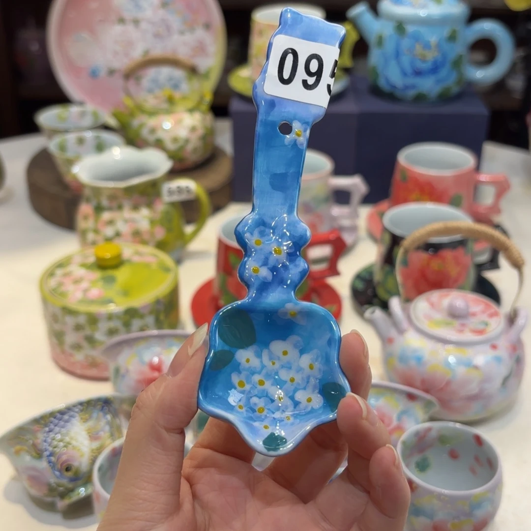 景德镇手绘高温釉下彩陶瓷茶具