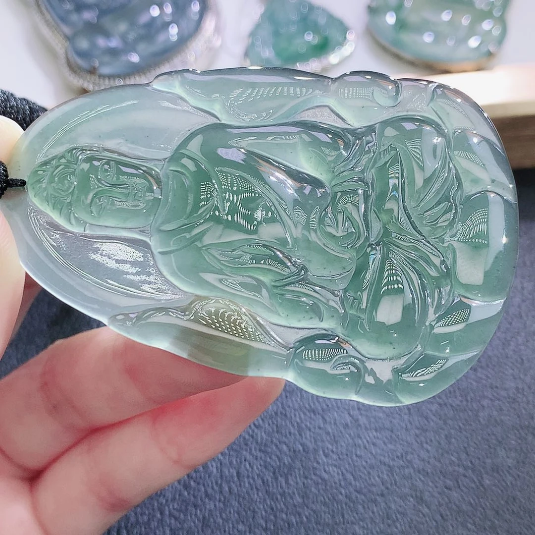 翡翠未镶嵌挂件翡翠