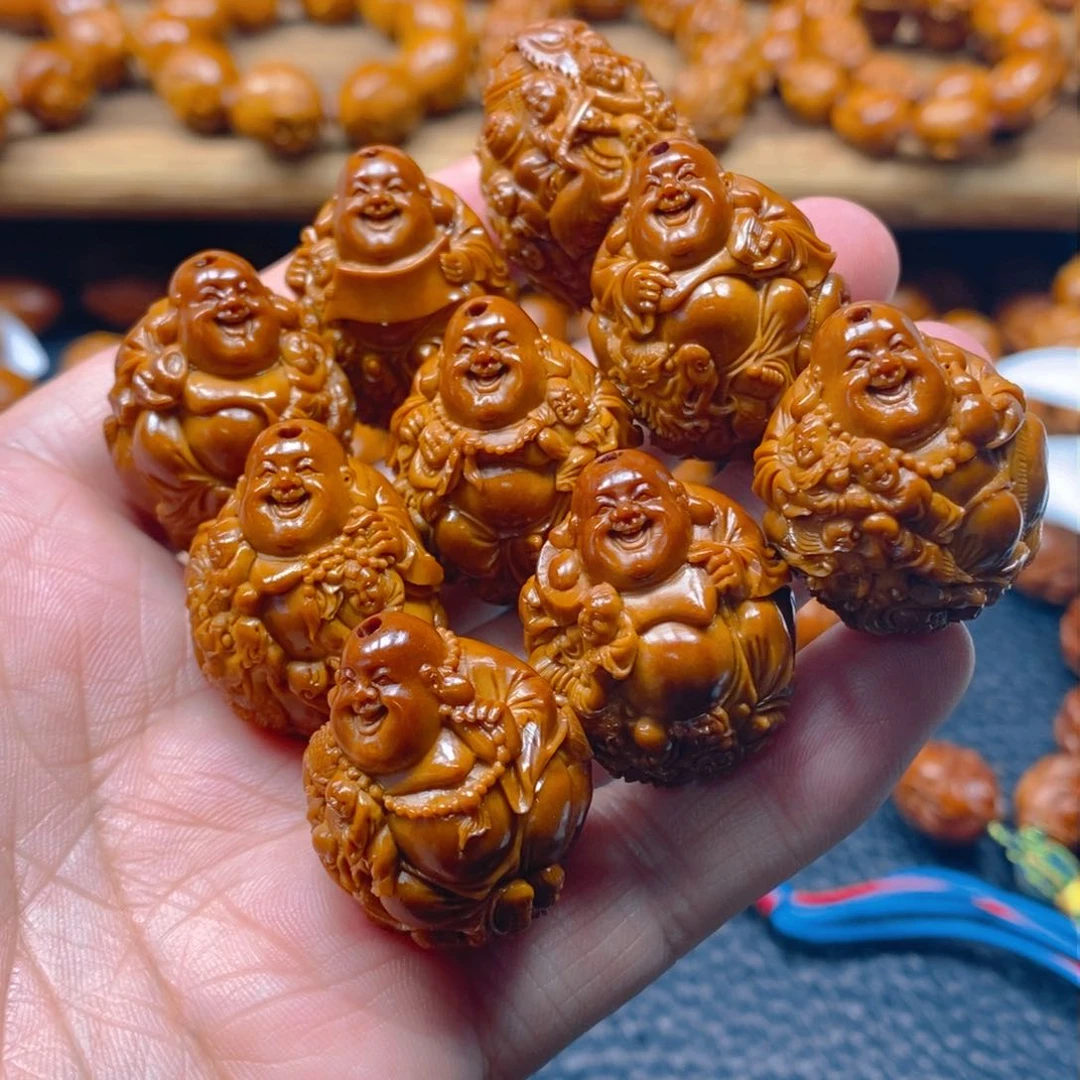 手串/手链橄榄核许静健曹华老师2.5百子瑞兽弥勒