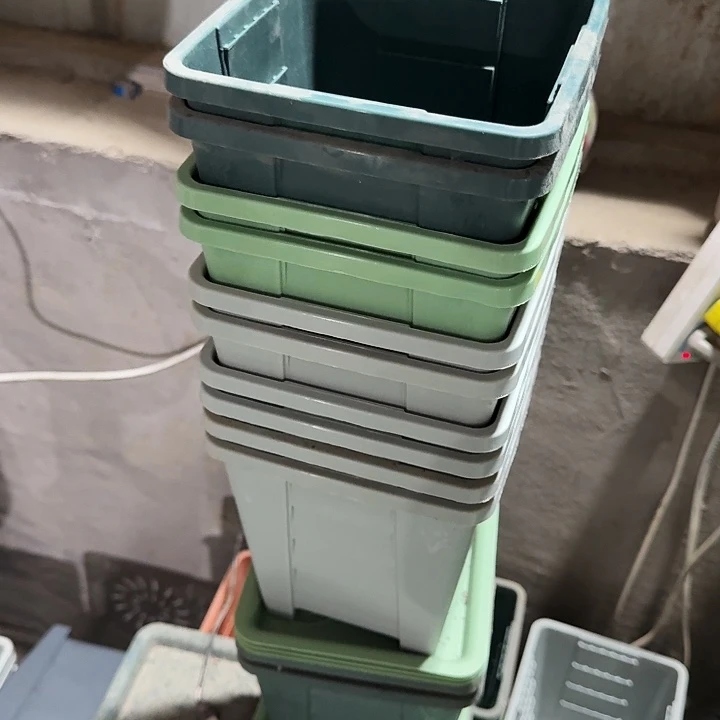 方16口径10个带托灰白