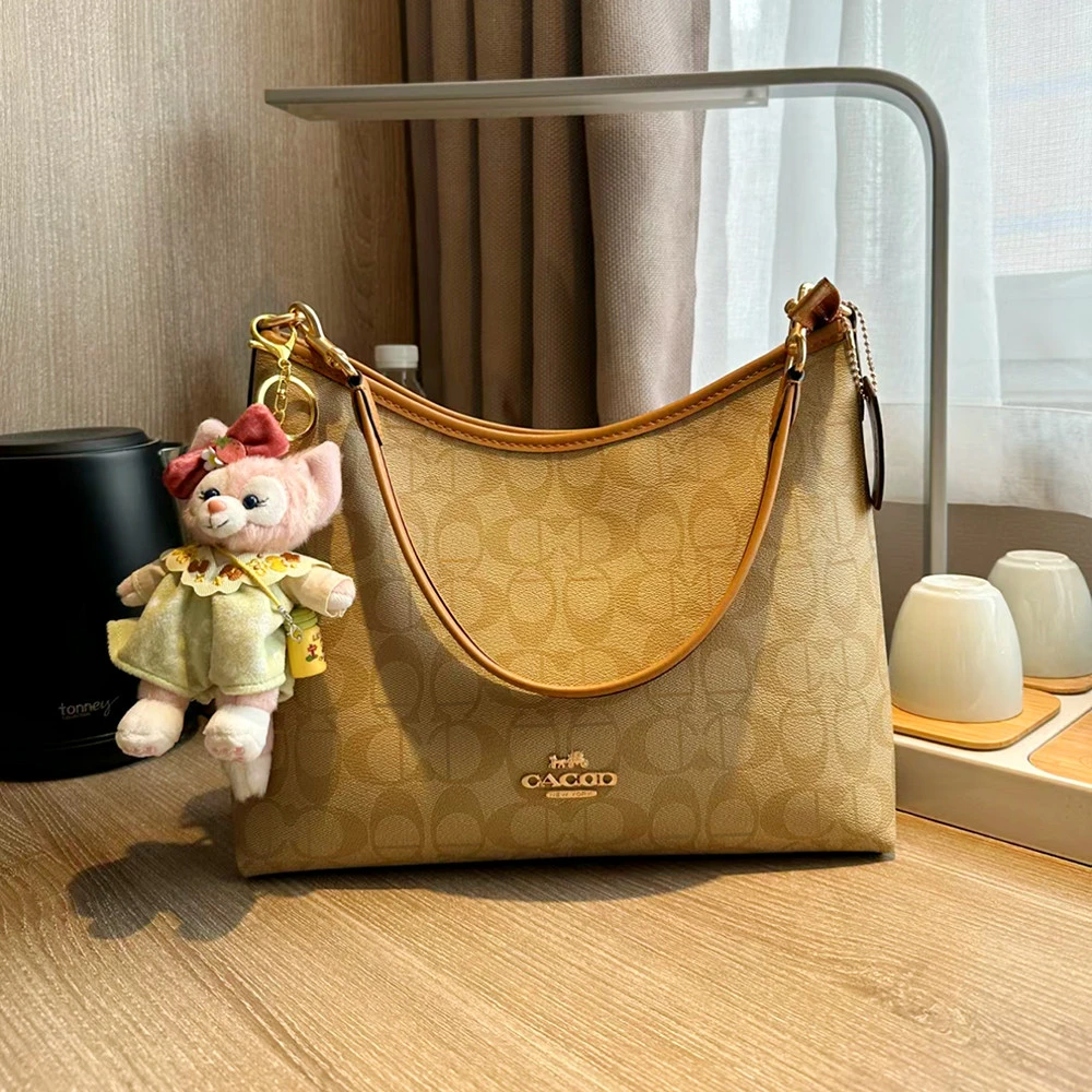 香港奢侈品女包2025新款百搭老花购物袋大容量通勤托特包流浪包女