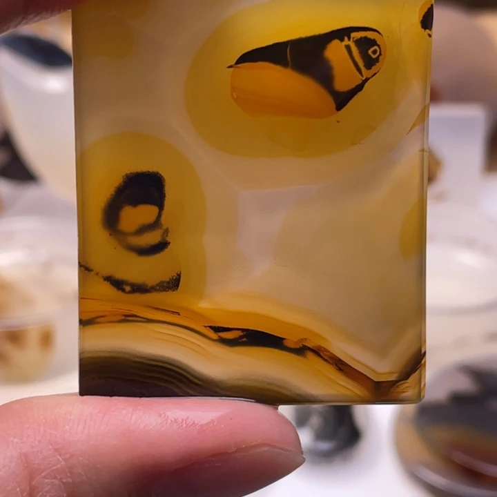 玛瑙/玉髓未镶嵌吊坠(不含链)