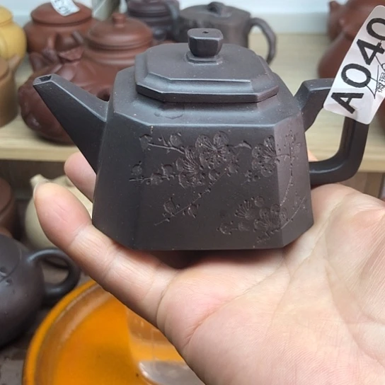 算***算茶壶紫砂天青方壶150豪生左右