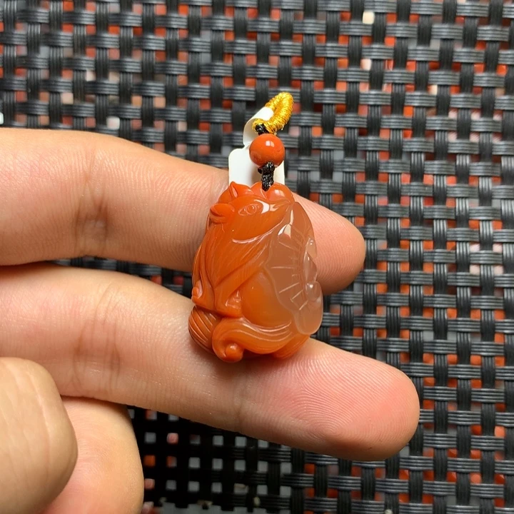 南红玛瑙未镶嵌吊坠(不含链)