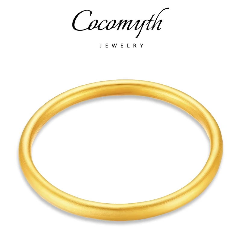 铜合金手镯 COCOMYTH 镀K金古法素圈手镯J107