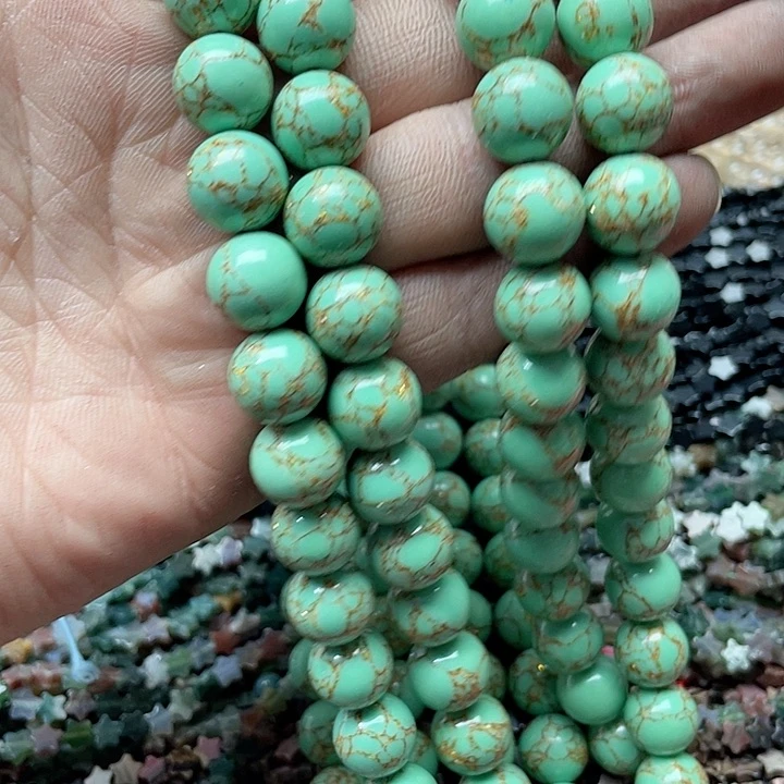 玛瑙/玉髓珠宝半成品未镶嵌一条12mm金线松