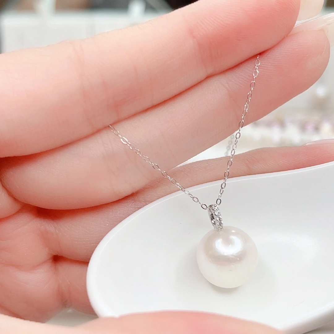 淡水珍珠吊坠(赠链)合金