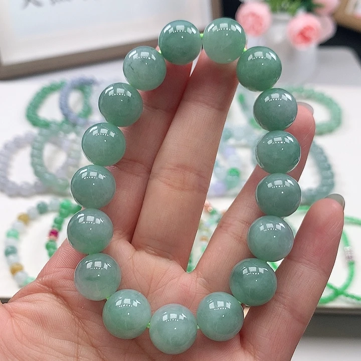 未镶嵌手链翡翠12.3mm