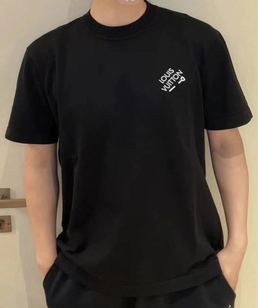 未使用 LouisVuitton/路易威登 MJ 别针字母休闲短袖T恤HNN42W