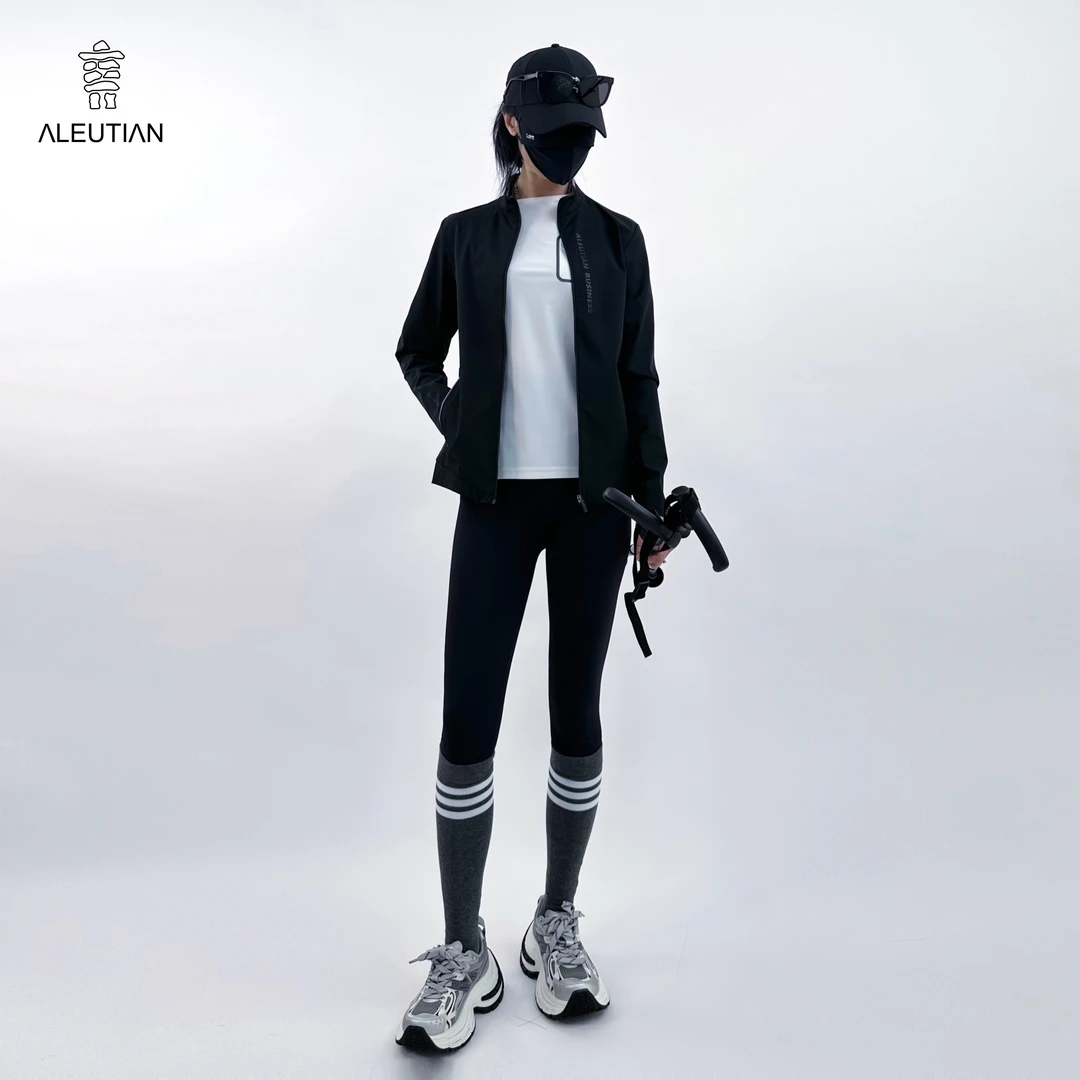 2025款女士弹力防泼水春夏秋透气户外日常长袖休闲上衣女外套