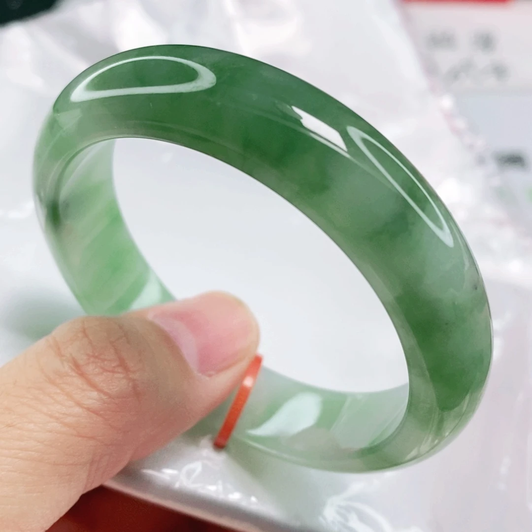 未镶嵌手镯翡翠52.6圈口