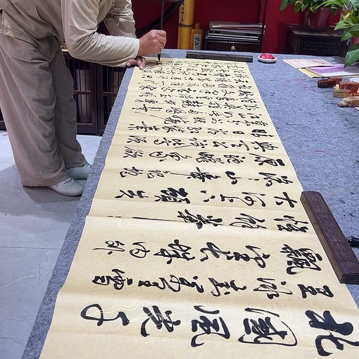 书法沁园春雪程怀祥手绘书法