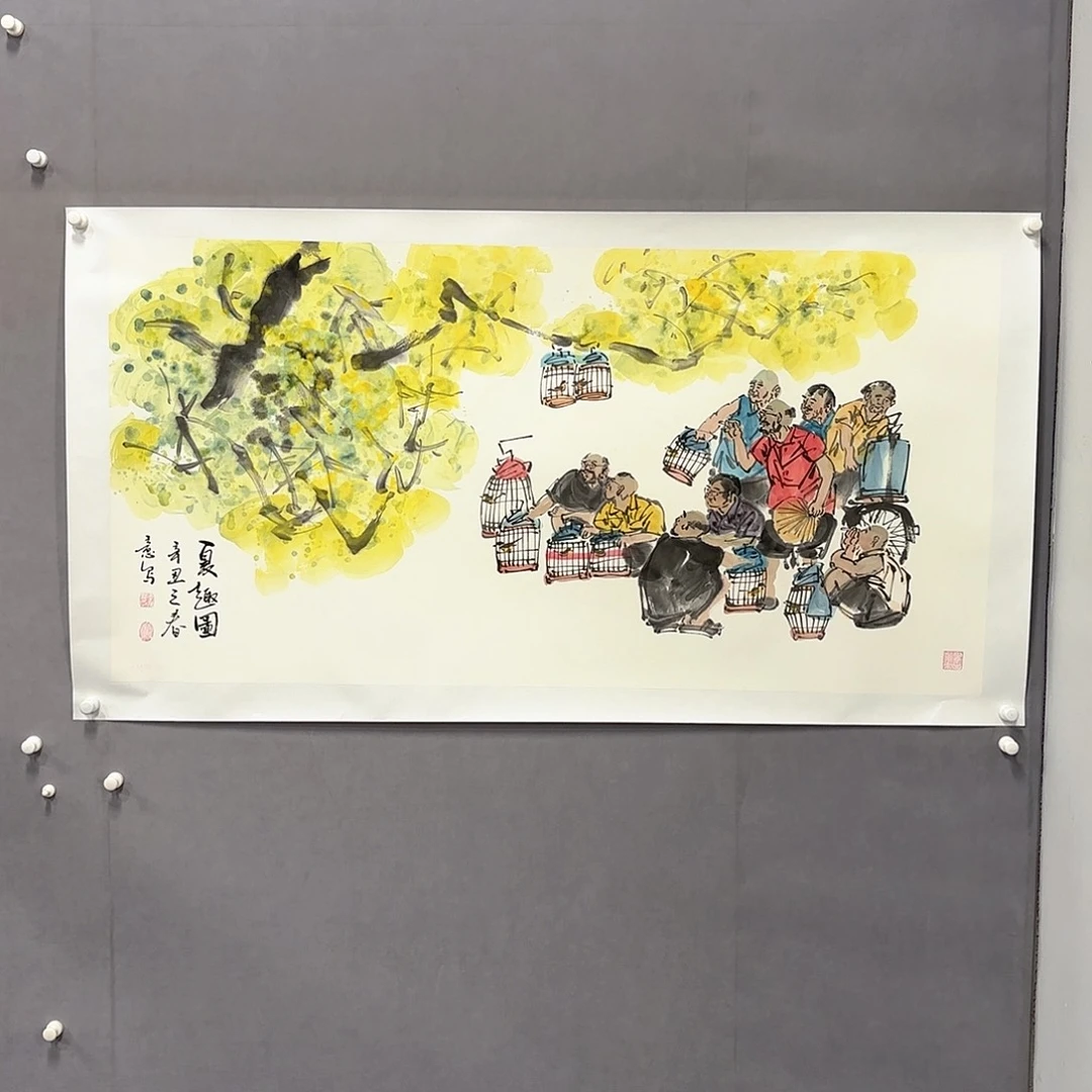 国画国画纯手绘作品请放心去藏