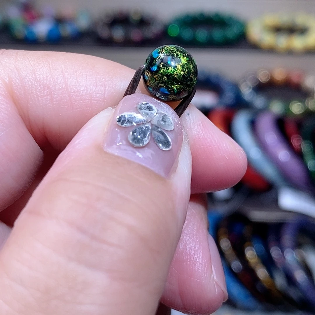 神***)大漆珠0.8极光绿色