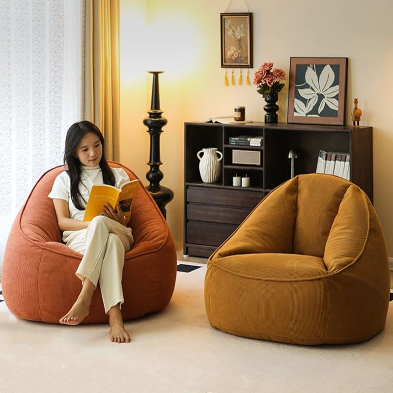 日式懒人沙发地上小户型客厅卧室家用豆袋懒人沙发阳台休闲桌椅