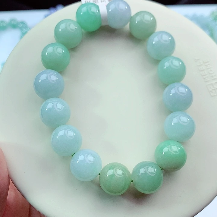 翡翠未镶嵌手链卡13