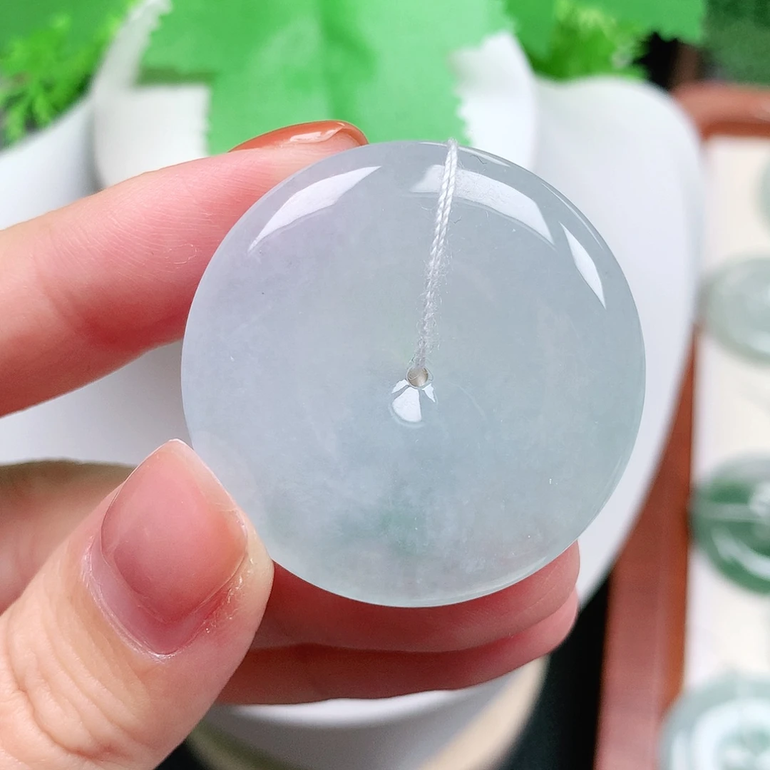 翡翠未镶嵌颈饰平安37-6:3