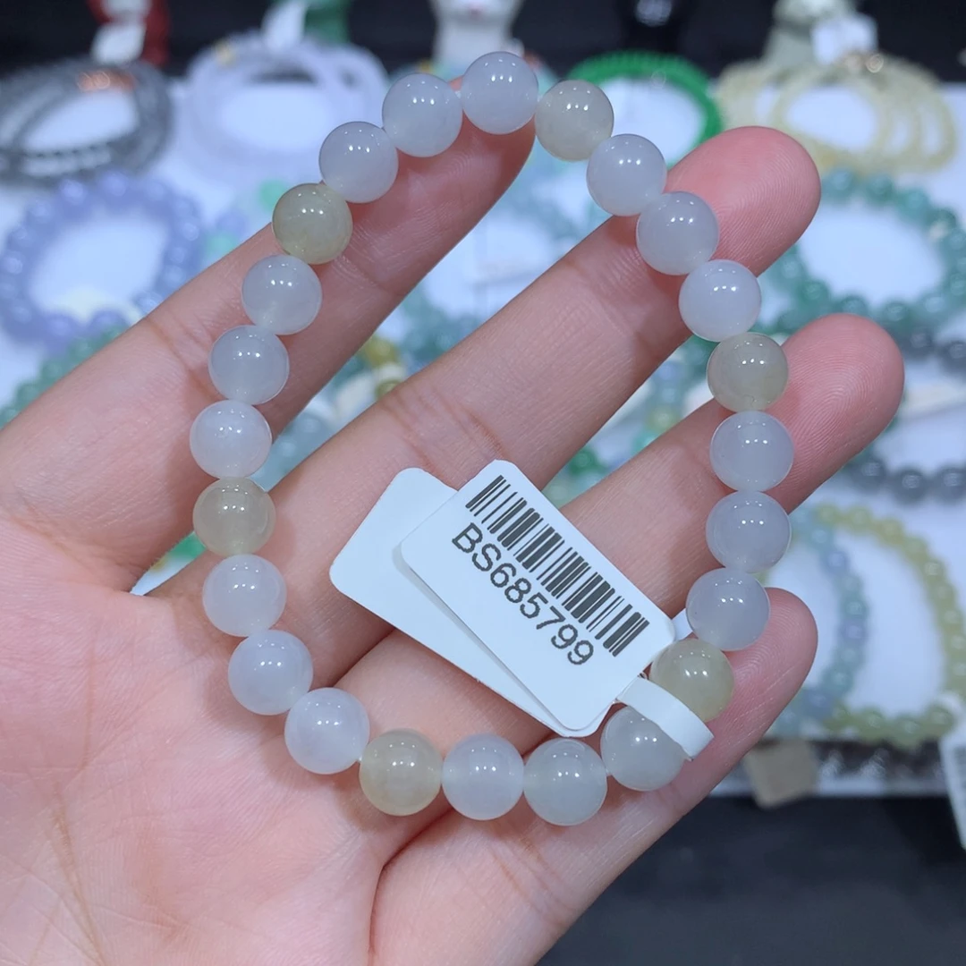 翡翠未镶嵌手串天然