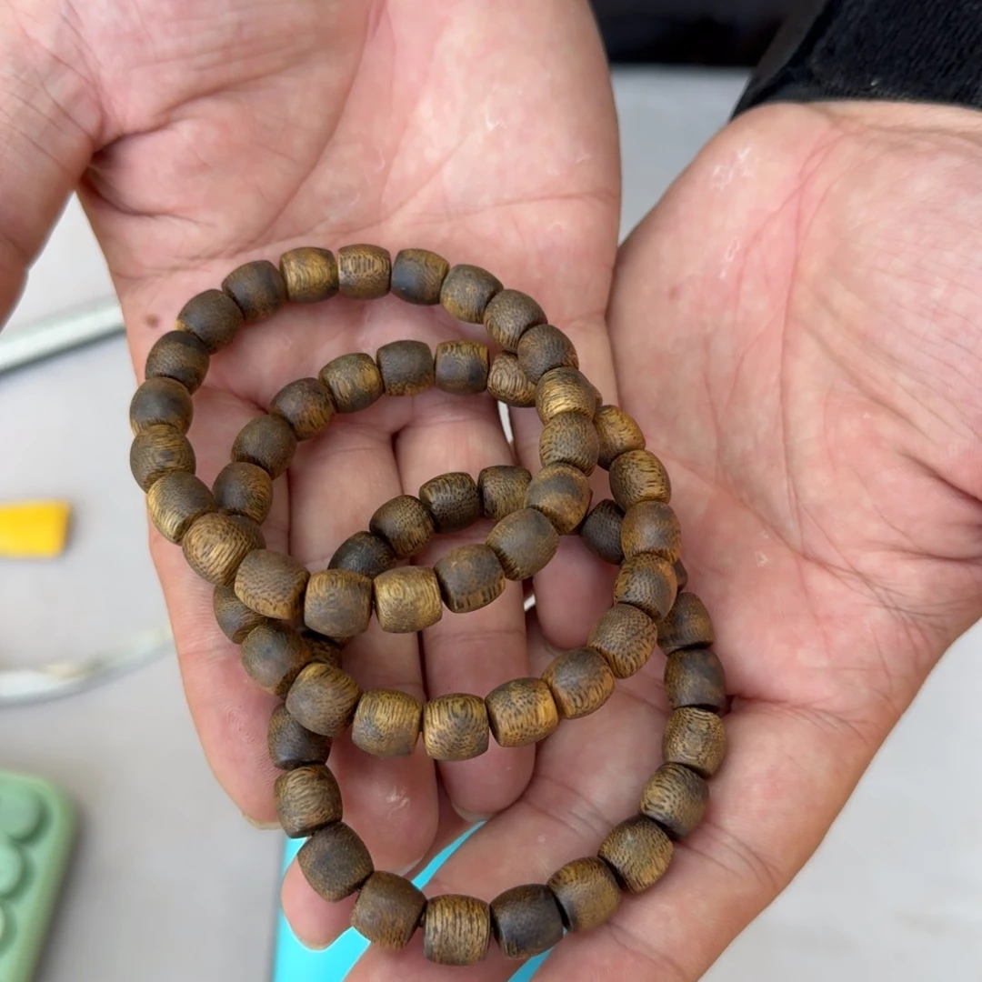 沉香沉香碎屑棋楠沉香串鼓珠09多样性