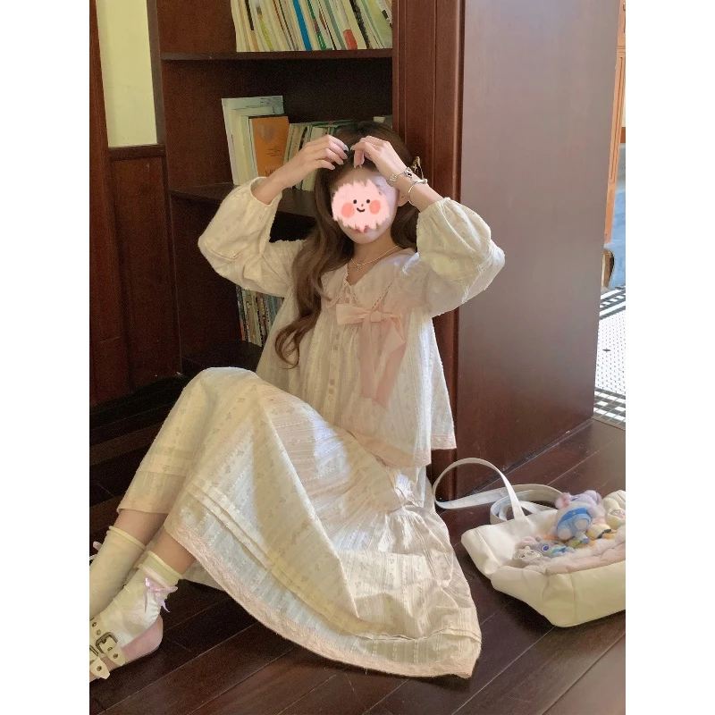 2025秋季新款小众设计甜美减龄套装女裙子两件套