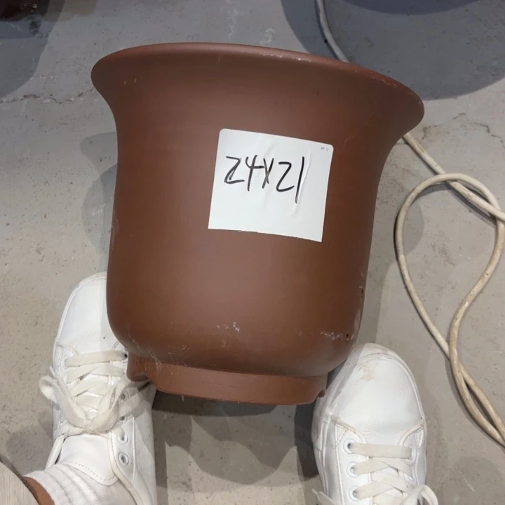 紫砂花盆紫砂的花