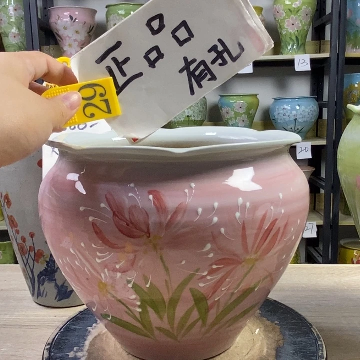 景德镇高温陶瓷花盆