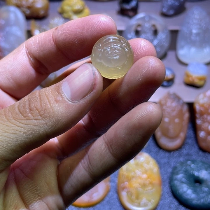 赏***下玛瑙/玉髓未镶嵌颈饰