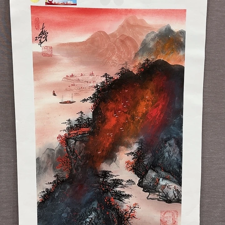国画杜宝才老师去伪存真原作