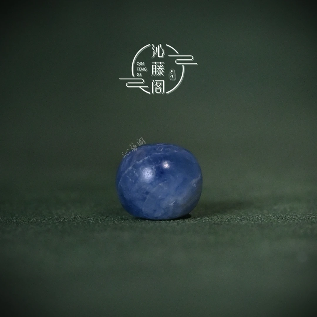 8/10MM蓝晶石老型桶珠文玩配珠菩提椰蒂手串配饰腰珠顶珠单珠散珠