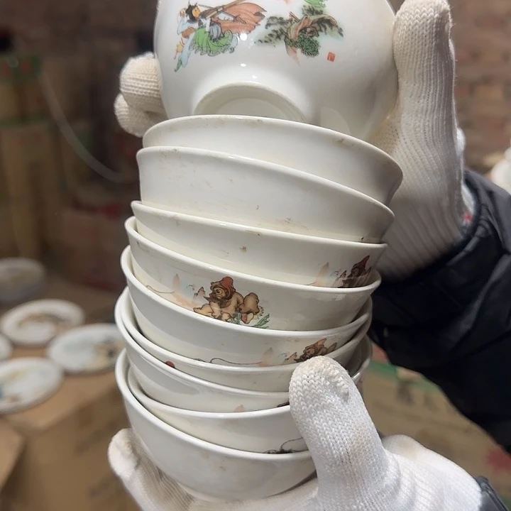 库存瓷片三打白骨精十个口失圆