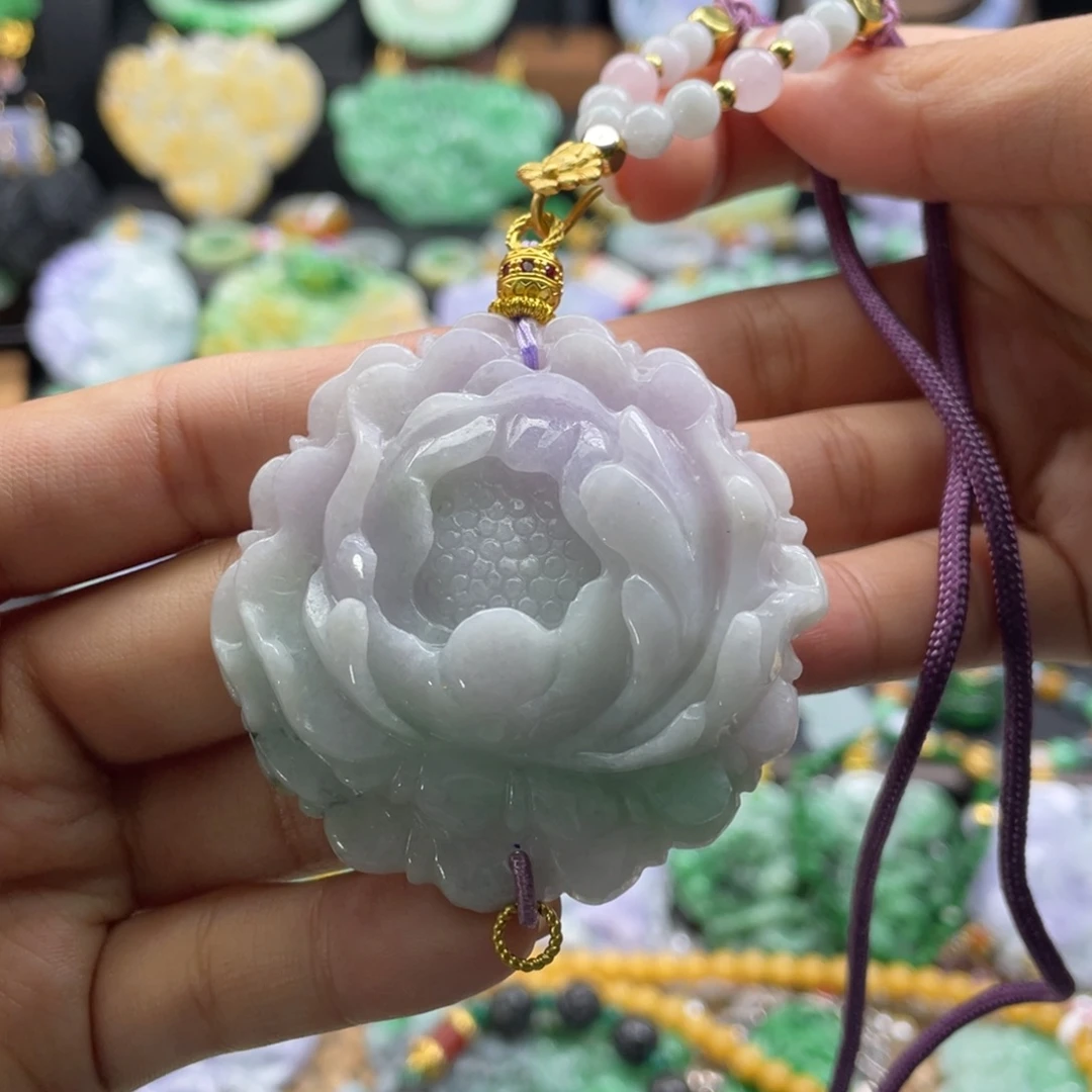 翡翠未镶嵌颈饰代编织