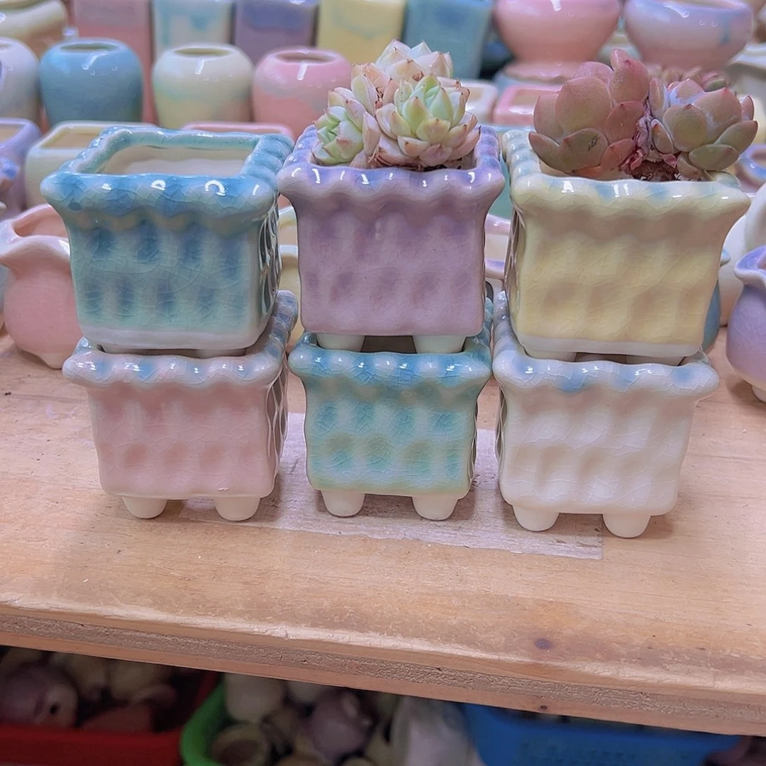 陶瓷花盆当场满12包邮