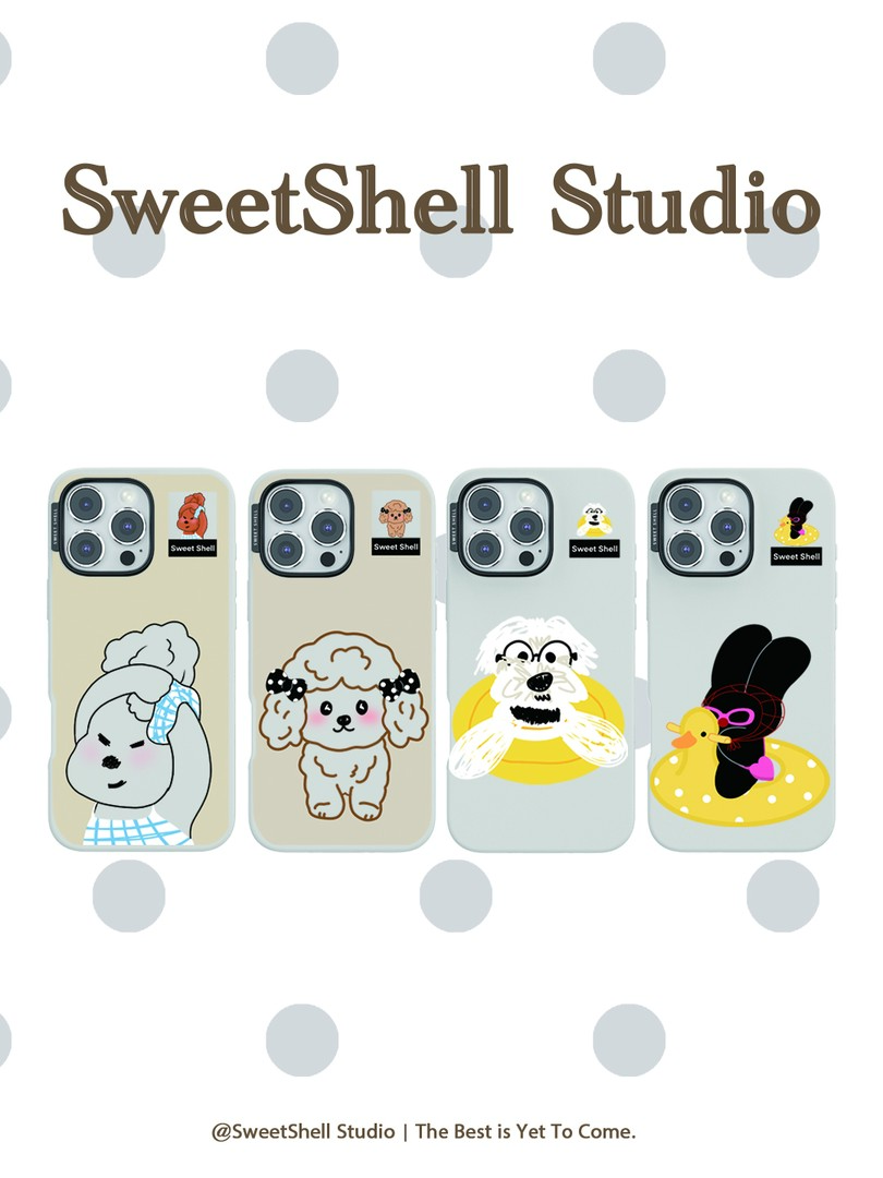 Sweet Shell （k）【治愈系毛孩子日常】适用于苹果防摔个性手机壳