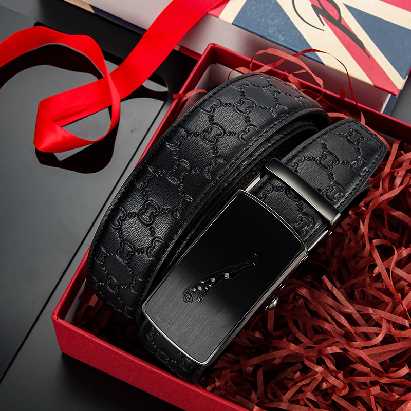 皮带男头层牛皮自动扣真皮腰带商务中青年时尚高档2025新款裤腰带