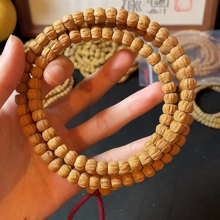 柏香籽/百香籽吊坠8.5左右铁子108长串