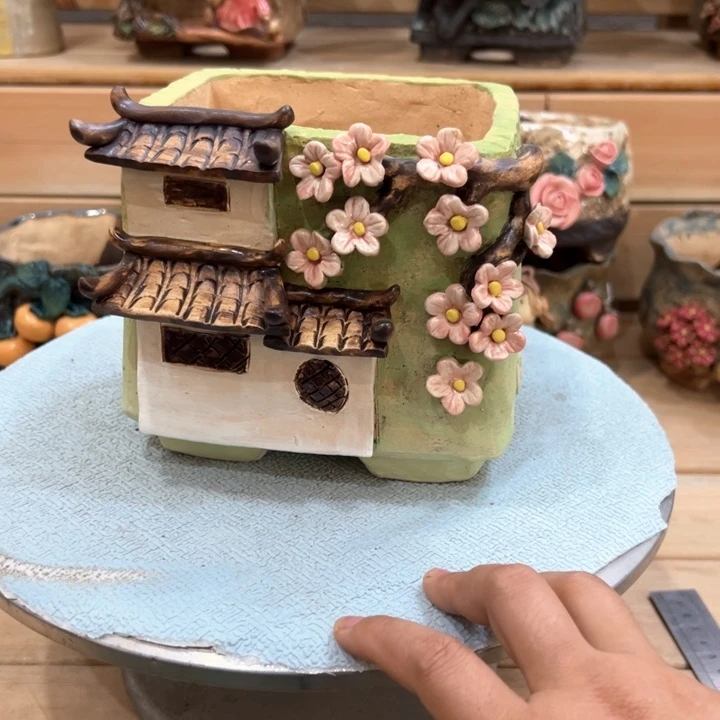 陶然多肉花盆百搭